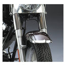 Cast Front Fender Tip Set. Chrome For 90-05 FLSTF Fatboy NU