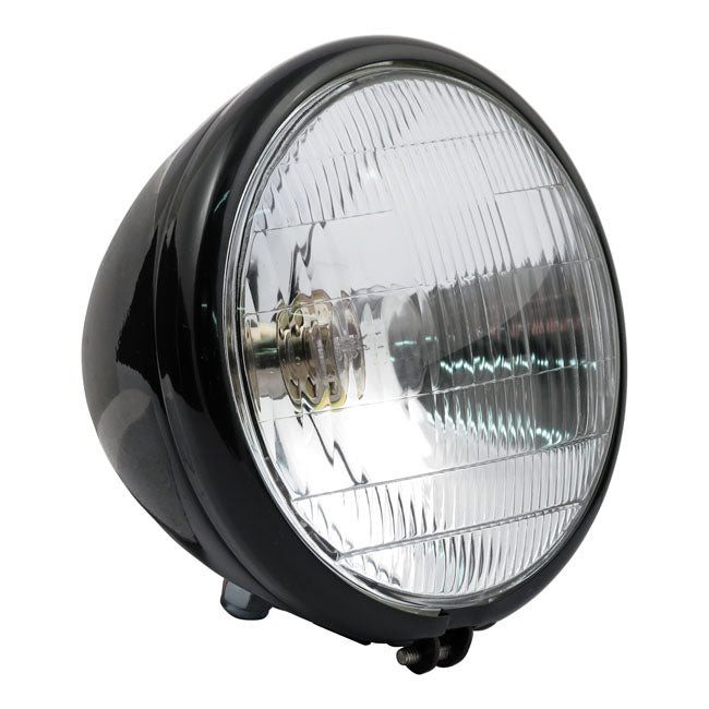 Black Springer Headlight Assembly - 6-V