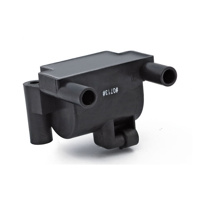 Ignition Coil OEM Style Single Fire Fuel Injected Models Black For 07-17 Softail Excl. 08-11 FXCW/C