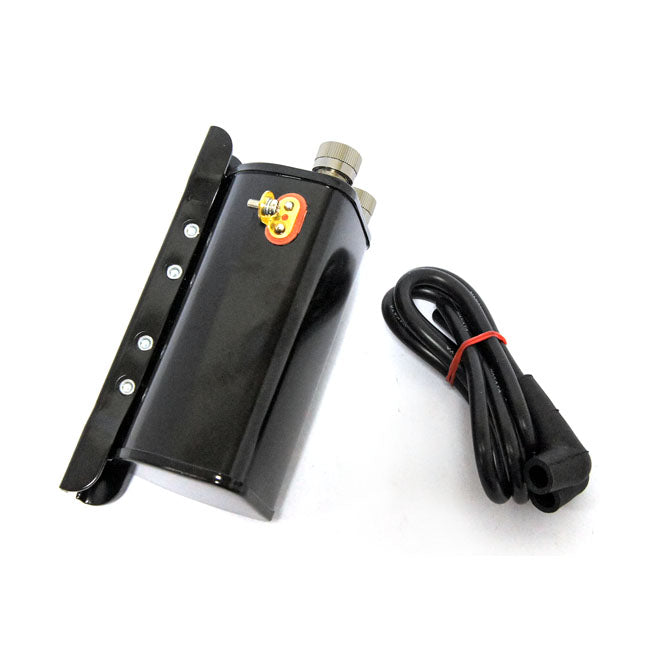 OEM Style Early 6-Volt Coil & Cable Kit Black For 48-69 BT Excl. 1964 Single Fire Panhead Models