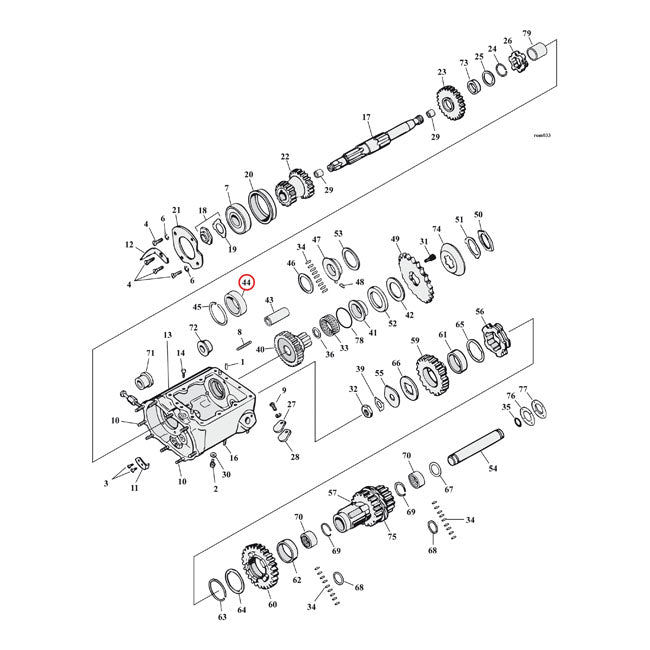 Outer Race, Maindrive Gear Standard For L37-E77 B.T. NU