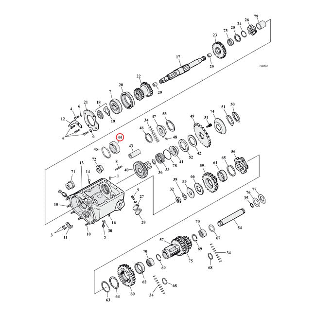 Outer Race, Maindrive Gear For L37-E77 B.T. NU