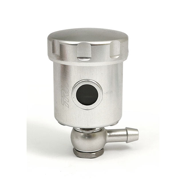 Remote Brake Fluid Reservoir Clear With 90 Degree Outlet