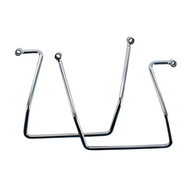 Saddlebag Support Kit Chrome For 91-05 FXDB, FXDB Daytona, FXDC, FXDL, FXDWG.