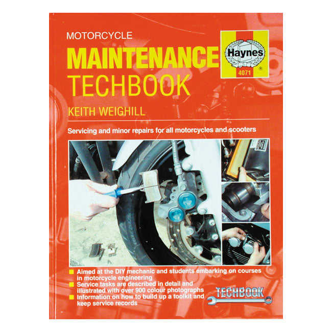 Motorcycle Maintenance Tech Book