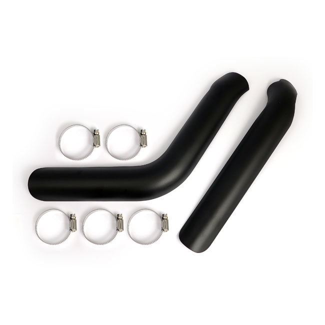 Big Twin Plain Heat Shield Set Black