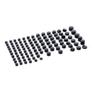 Smoothtopps Push-on Cover Set Black - 111 Pieces