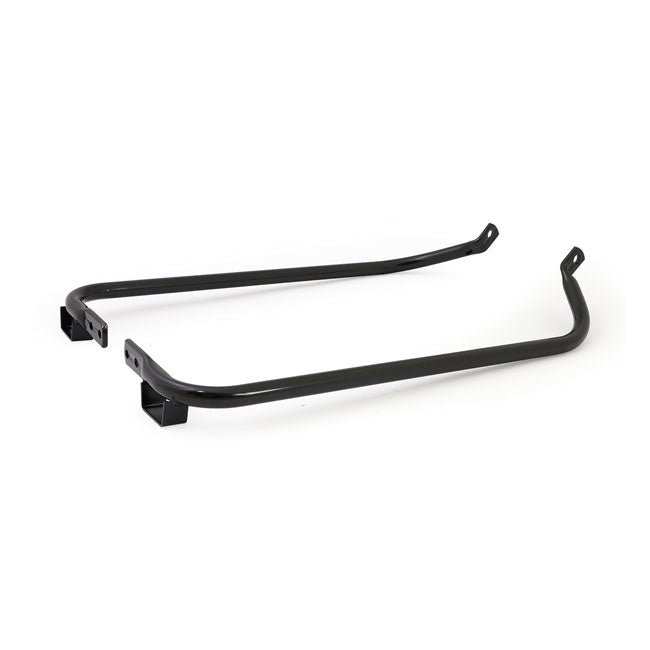 Saddlebag Support Bracket Set Black For 04-08 FLTR, FLHRS