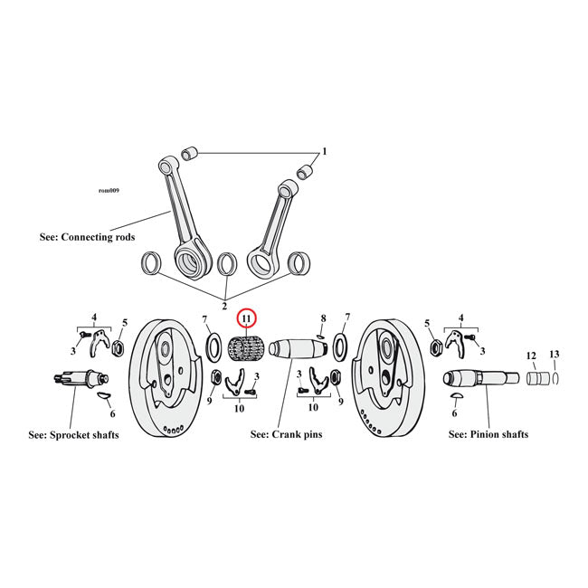 Standard Connecting Rod Roller & Retainer Kit