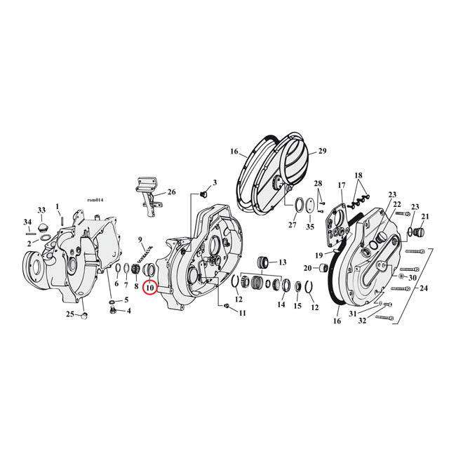 Pinion Shaft Bushing Standard Size For 57-76 XL