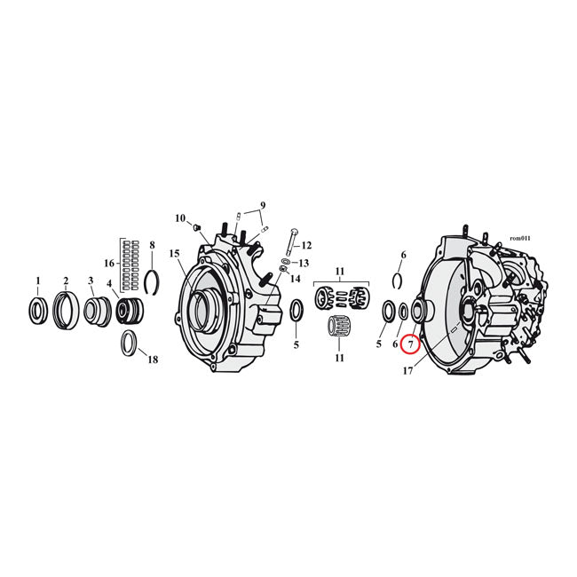Pinion Shaft Bushing +.002"