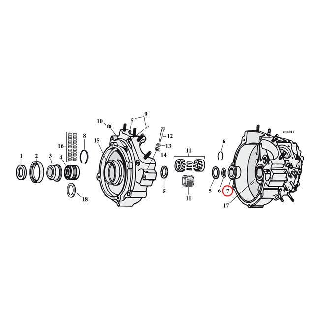 Pinion Shaft Bushing +.002 Inch For 79-92 B.T. NU