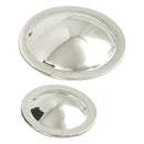 Primary Pulley Domes For 3 Inch Drives Polished For 70-84 Shovelhead Kits 518591, Electric Start, And 505972, KickStart. (With 76-47 Pulley Ratio) (NU)