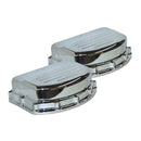 Rocker Covers Custom Style Aluminum Chrome For 48-65 Panhead NU