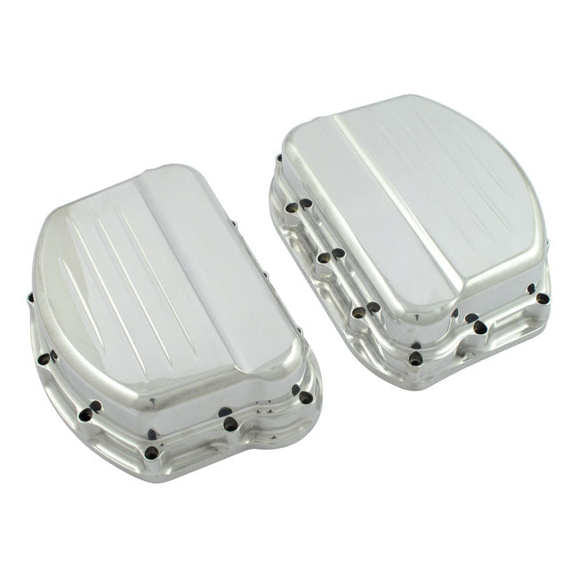 Rocker Covers Custom Style Aluminum Polished For 48-65 Panhead NU