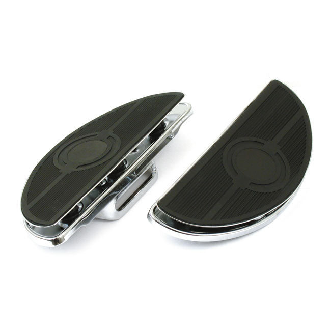 Adjustable Oval Floorboard Kit With Rubber Dampers