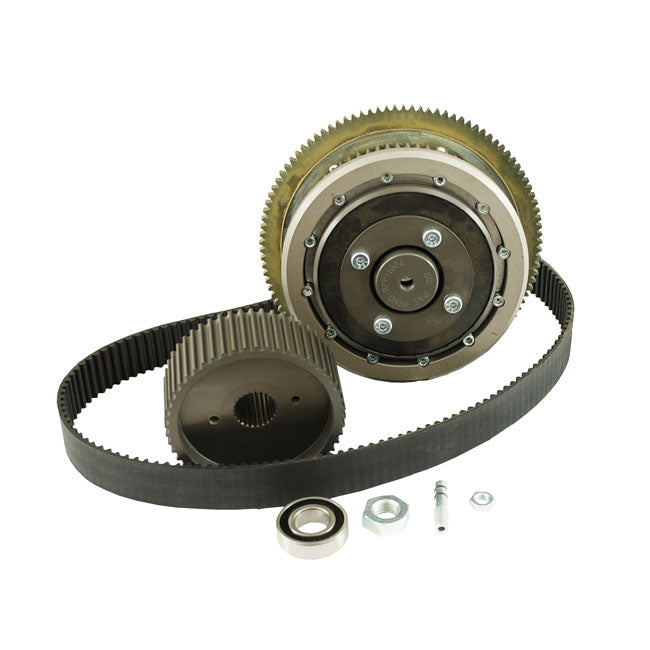 1-1/2 Inch 8 MM Closed Primary Belt Drive Kit With Clutch For 07-17 6-SP Softail (Excl. Rocker, Breakout)