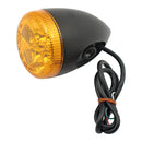 3-1 LED Bullet Taillight / Turn Signal Amber Lens / Black