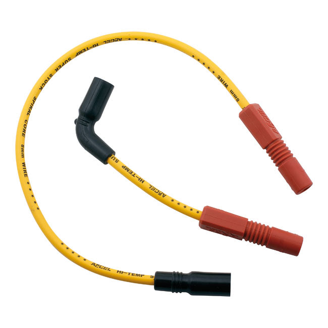 8 MM Ferro Spiral Core Spark Plug Wire Set Yellow 07-21 XL