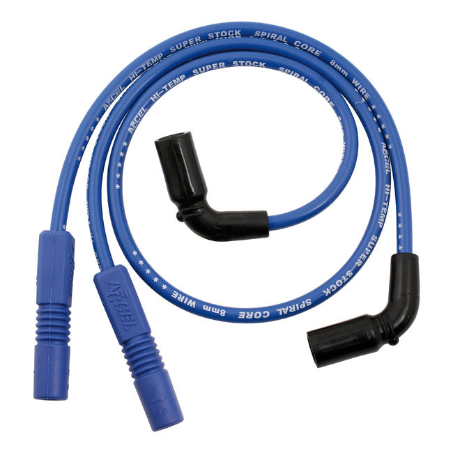 8 MM Ferro Spiral Core Spark Plug Wire Set Blue 09-16 Touring (NU)