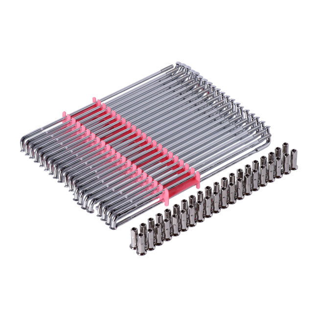 Spoke Set Chrome - 19 Inch x 215mm