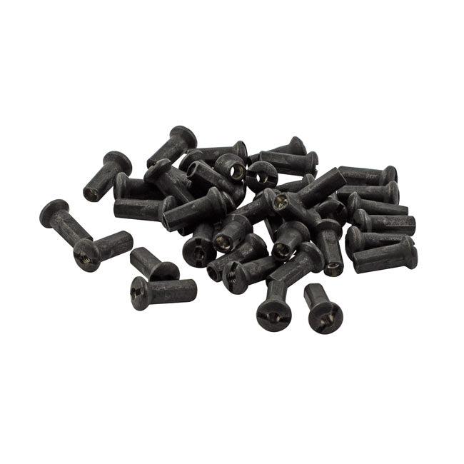 Spoke Nipples Black Chrome