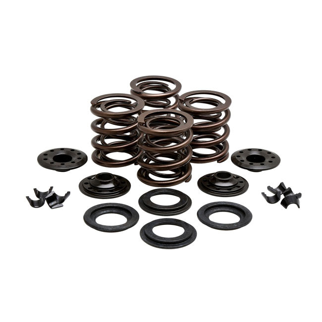 Valve Spring Kit .415" Lift Steel Top Collars For 36-47 Knucklehead NU