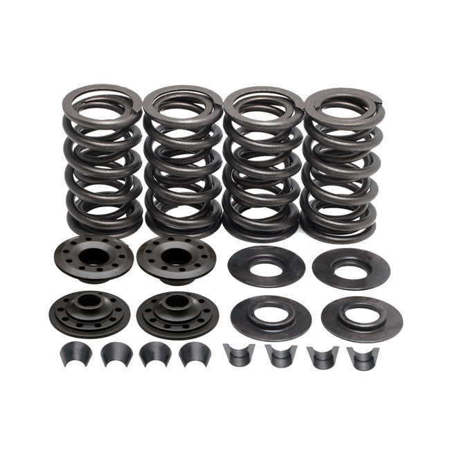 Valve Spring Kit .600" Lift Steel Top Collars For 84-99 Evo B.T.