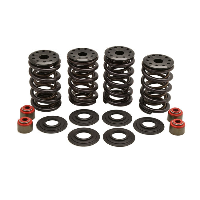 Valve Spring Kit .600" Lift Steel Top Collars For 05-17 NU Twin Cam