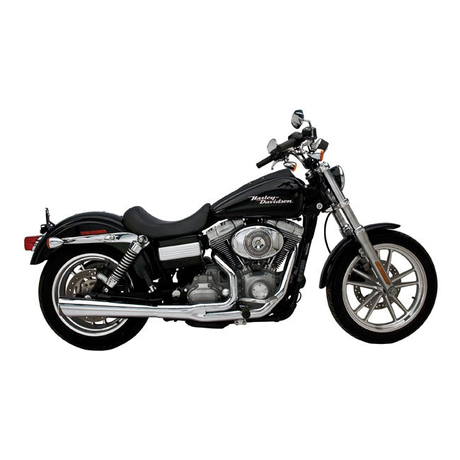 2-1 SuperMeg Exhaust System Chrome For 06-11 DYNA NU
