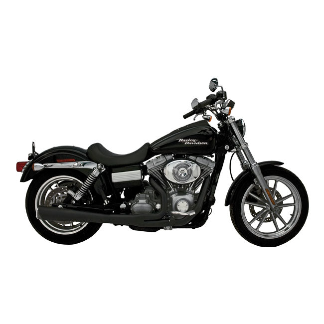 2-1 SuperMeg Exhaust System Black For 06-11 DYNA NU