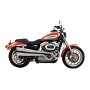 2-2 Megaphone Exhaust System Straight Cut For 04-13 XL NU