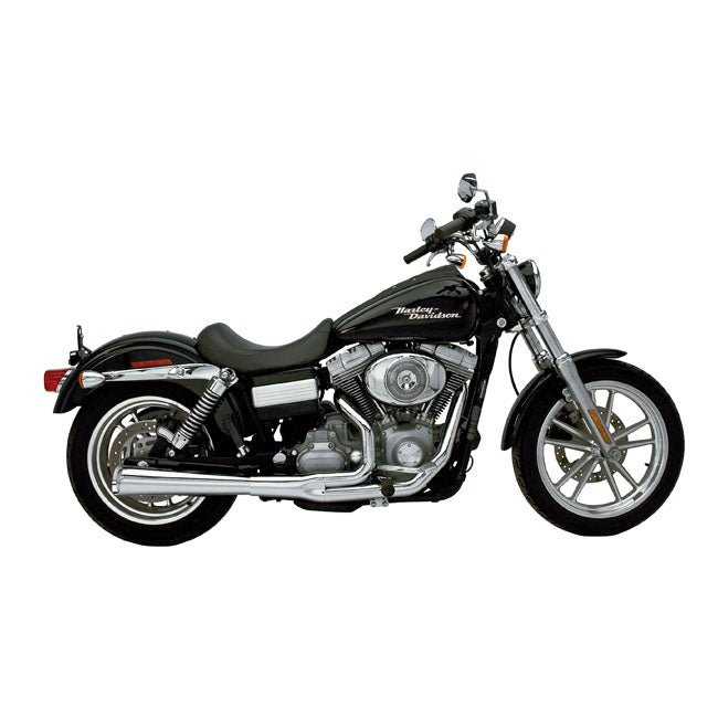 2-1 Supermeg Exhaust Chrome For 06-11 Dyna NU