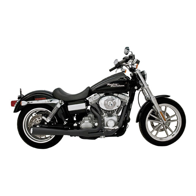 2-1 Supermeg Exhaust Black For 06-11 Dyna NU