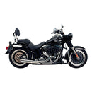 2-1 FatShot Exhaust System Chrome For 84-11 Softail NU
