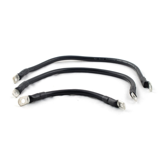 Battery Cable Kit Black 84-88 (NU) Softail