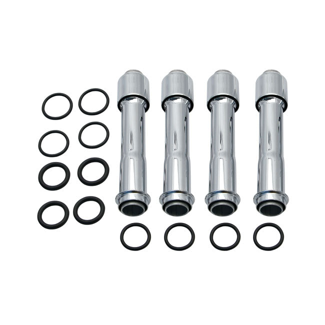 Pushrod Cover Kit Excluding Retainers Chrome For 84-21 B.T.