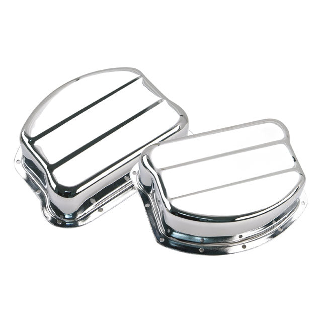 Panhead Rock Covers Set Chrome