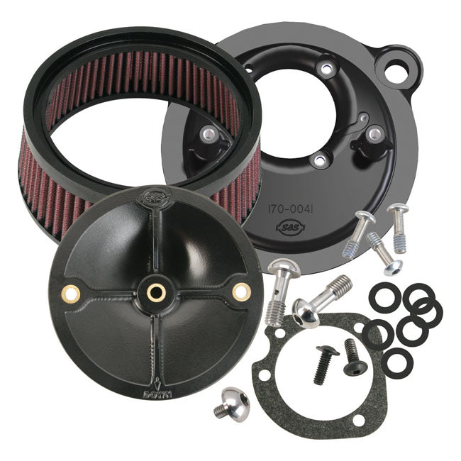 Stealth Air Cleaner Kit Without Cover For 91-06 XL With CV Carb NU