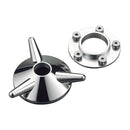 Spinner Wheel Hub Cover 00-21 H-D Polished