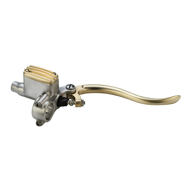 Deluxe Satin Brass / Aluminium Brake Master Cylinder