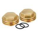 Knuckle Rocker Nuts Finned Satin Brass