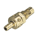 In-Line Fuel Valve For S&S B Carburetor Brass