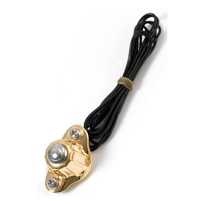 Deluxe Handlebar Switch Single Button Polished Finished