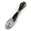 Deluxe Handlebar Switch Single Button Satin Chrome Finished