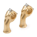 Deluxe Satin Brass Risers 25 Inch Rise