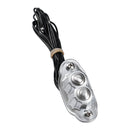 Deluxe Satin Chrome Finished Handlebar Switch Dual Button
