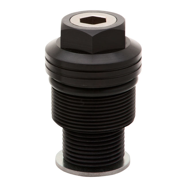 Fork Preload Adjusters Black Anodized For 87-94 FXR