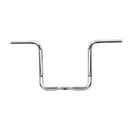 15 Inch Bagger 1-1/4 Inch Handlebar Chrome For 08-21 FLHT, FLHX With 1" I.D. Risers