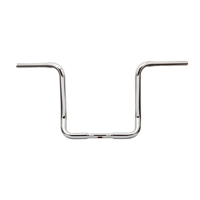 15 Inch Bagger 1-1/4 Inch Handlebar Chrome For 08-21 FLHT, FLHX With 1" I.D. Risers